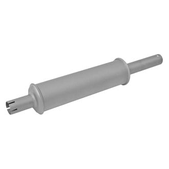 Walker® - Heavy Duty Steel Round Agricultural Exhaust Muffler (1.5" Center ID, 1.5" Center OD, 13.5" Length)