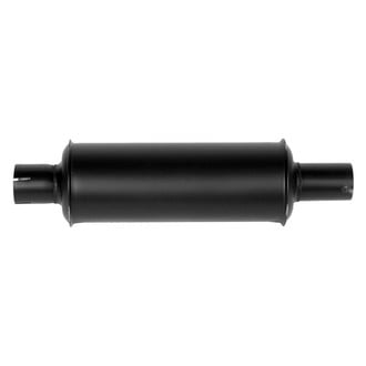 Walker® - Heavy Duty Steel Round Agricultural Aluminized Exhaust Muffler (2" Center ID, 2" Center OD, 11.25" Length)