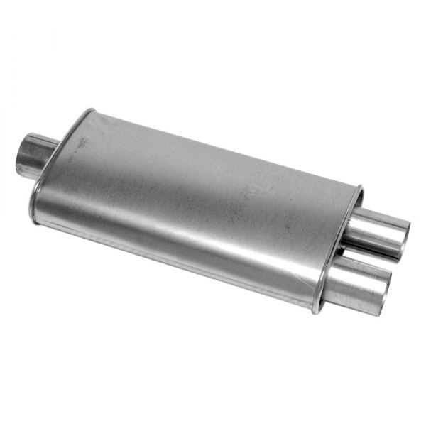Walker® - Stainless Steel Front Oval Aluminized Exhaust Resonator