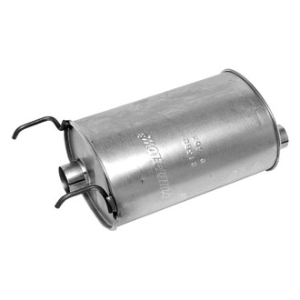 Walker® - Quiet-Flow™ Driver Side Stainless Steel Oval Aluminized Exhaust Muffler