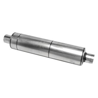 Walker® - Heavy Duty Steel Round Aluminized Exhaust Muffler (3.5" Center ID, 3.5" Center OD, 30" Length)