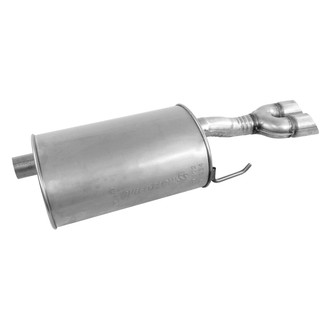 Walker® - Quiet-Flow™ Passenger Side Stainless Steel Oval Aluminized Exhaust Muffler