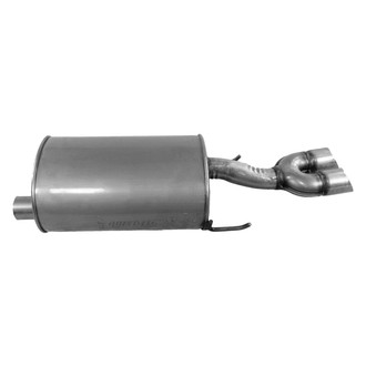Walker® - Quiet-Flow™ Driver Side Stainless Steel Oval Aluminized Exhaust Muffler