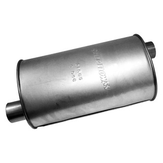 Walker® - Quiet-Flow™ Rear Stainless Steel Oval Aluminized Exhaust Muffler