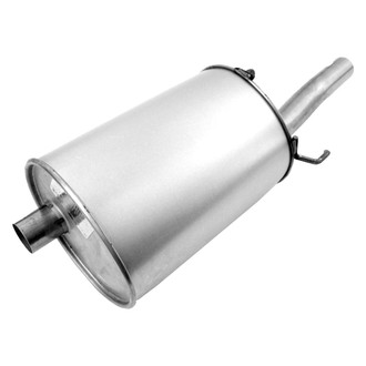 Walker® - Quiet-Flow™ Driver Side Stainless Steel Oval Aluminized Exhaust Muffler
