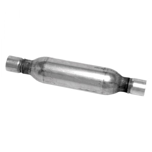 Walker® - Stainless Steel Passenger Side Round Aluminized Exhaust Resonator
