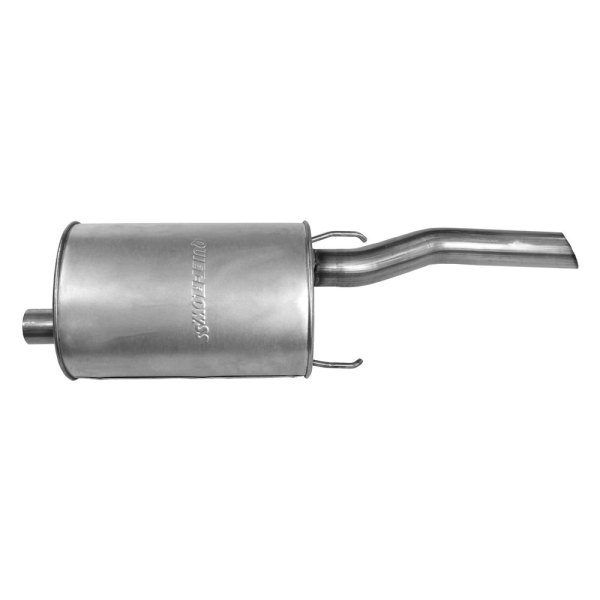 Walker® - Quiet-Flow™ Stainless Steel Driver Side Oval Bare Exhaust Muffler and Pipe Assembly