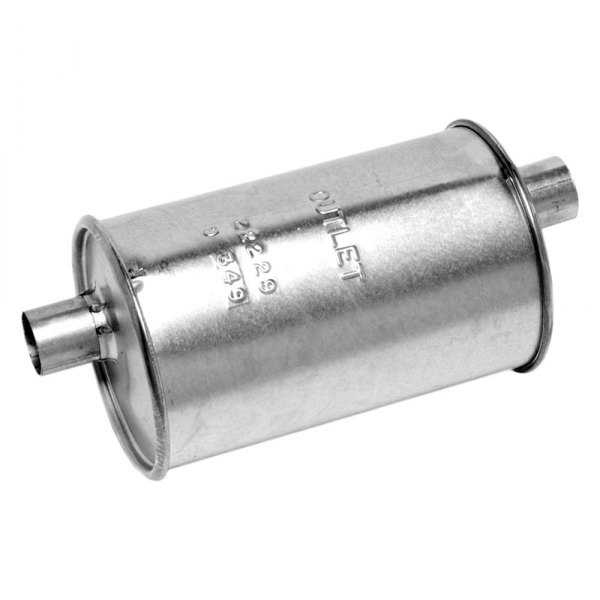 Walker® - Quiet-Flow™ Steel Round Agricultural Aluminized Exhaust Muffler