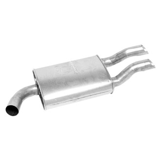 Walker® - Quiet-Flow™ Driver Side Stainless Steel Oval Aluminized Exhaust Muffler