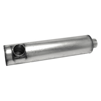 Walker® - Heavy Duty Steel Round Aluminized Exhaust Muffler (5" Body Side ID, 5" Offset OD, 44" Length)