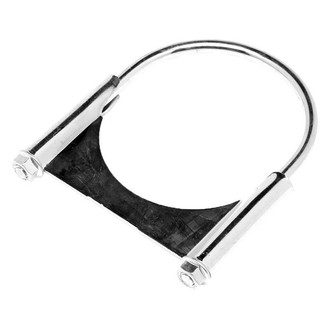 Walker® - Heavy Duty Steel Chrome Guillotine U-Bolt Clamp (4" Diameter, 4" Bend Radius)