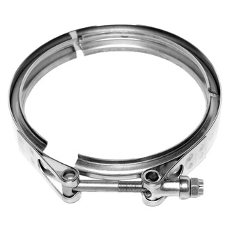 Walker® - Heavy Duty Stainless Steel Natural Round V-Band Clamp (5" Diameter)