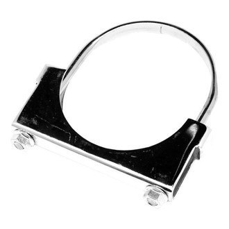 Walker® - Steel Chrome Flat Strap U-Bolt Clamp (5" Diameter, 11" Length, 5" Bend Radius)