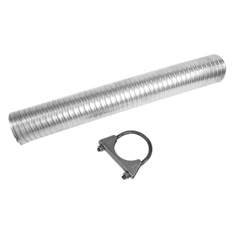 Walker® - Aluminized Steel ID-ID Flex Pipe Kit (2.25" Inlet, 2.25" Outlet, 18" Length)