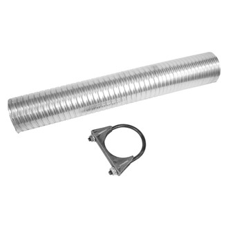 Walker® - Aluminized Steel ID-ID Flex Pipe Kit (2.5" Inlet, 2.5" Outlet, 18" Length)