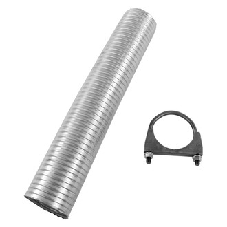 Walker® - Galvanized Steel ID-ID Flex Pipe Kit (3" Inlet, 3" Outlet, 18" Length)