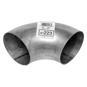 Walker® - Heavy Duty Aluminized Steel 90 Degree Exhaust Elbow Pipe (4" Diameter, 4" Inlet, 4" Outlet, 8" Overall Length, 4" Bend Radius)