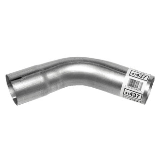 Walker® - Heavy Duty Aluminized Steel 45 Degree Exhaust Elbow Pipe (2.5" Diameter, 2.5" Inlet, 2.5" Outlet, 12" Overall Length, 4" Bend Radius)
