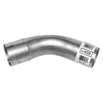 Walker® - Heavy Duty Aluminized Steel 45 Degree Exhaust Elbow Pipe (2.75" Diameter, 2.75" Inlet, 2.75" Outlet, 12" Overall Length, 5" Bend Radius)