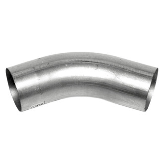 Walker® - Heavy Duty Aluminized Steel 45 Degree Exhaust Elbow Pipe (4" Diameter, 4" Inlet, 4" Outlet, 16" Overall Length, 10" Bend Radius)