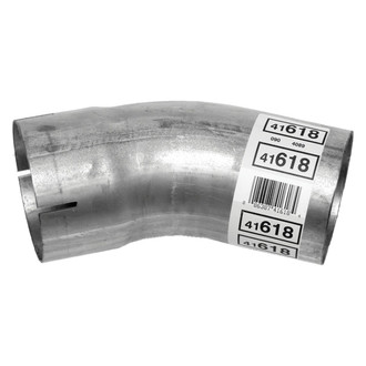 Walker® - Heavy Duty Aluminized Steel 30 Degree Pre-Cut Exhaust Elbow Pipe (3.5" Diameter, 3.5" Inlet, 3.5" Outlet, 8" Overall Length, 6" Bend Radius)