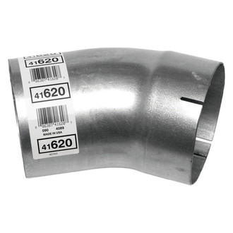 Walker® - Heavy Duty Aluminized Steel 30 Degree Pre-Cut Exhaust Elbow Pipe (5" Diameter, 5" Inlet, 5" Outlet, 8" Overall Length, 6" Bend Radius)