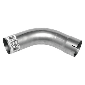 Walker® - Heavy Duty Aluminized Steel 60 Degree Pre-Cut Exhaust Elbow Pipe (3.5" Diameter, 3.5" Inlet, 3.5" Outlet, 16" Overall Length, 5" Bend Radius)