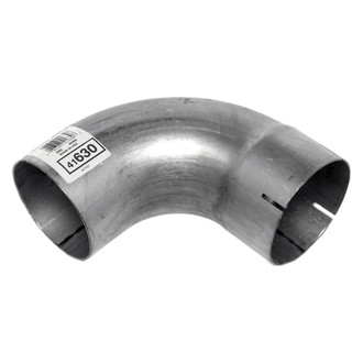 Walker® - Heavy Duty Aluminized Steel 90 Degree Exhaust Elbow Pipe (4" Diameter, 4" Inlet, 4" Outlet, 12" Overall Length, 4" Bend Radius)