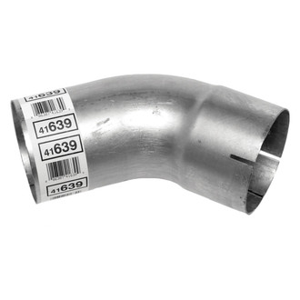 Walker® - Heavy Duty Aluminized Steel 45 Degree Exhaust Elbow Pipe (4" Diameter, 4" Inlet, 4" Outlet, 10" Overall Length, 4" Bend Radius)