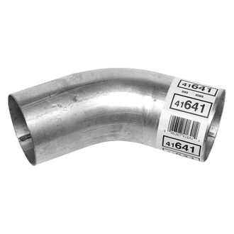 Walker® - Heavy Duty Aluminized Steel 45 Degree Exhaust Elbow Pipe (3" Diameter, 3" Inlet, 3" Outlet, 8" Overall Length, 3" Bend Radius)