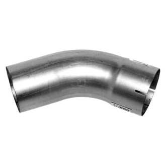 Walker® - Heavy Duty Aluminized Steel 45 Degree Exhaust Elbow Pipe (4" Diameter, 4" Inlet, 4" Outlet, 12" Overall Length, 6" Bend Radius)