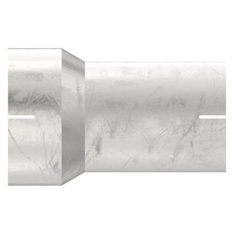 Walker® - Heavy Duty Aluminized Steel ID-ID Exhaust Reducer (4" Inlet, 5" Outlet, 8" Length, 4" Bend Radius)