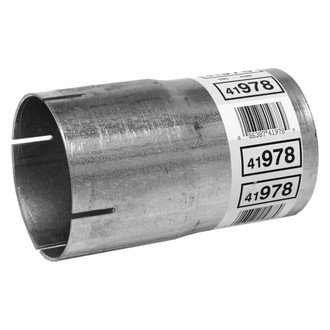 Walker® - Heavy Duty Aluminized Steel ID-OD Exhaust Pipe Connector (3.5" Inlet, 3.5" Outlet, 6" Length)