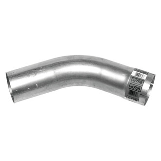 Walker® - Heavy Duty Aluminized Steel 45 Degree Exhaust Elbow (4" Diameter, 4" Inlet, 4" Outlet, 17.125" Overall Length, 8" Bend Radius)