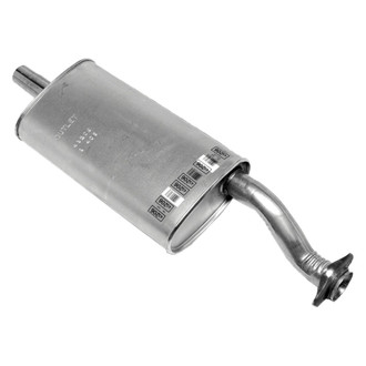 Walker® - Quiet-Flow™ Stainless Steel Oval Aluminized Exhaust Muffler and Pipe Assembly