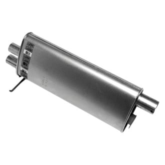 Walker® - Quiet-Flow™ Stainless Steel Oval Aluminized Exhaust Muffler and Pipe Assembly