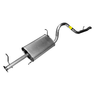 Walker® - Quiet-Flow™ Stainless Steel Oval Aluminized Exhaust Muffler and Pipe Assembly