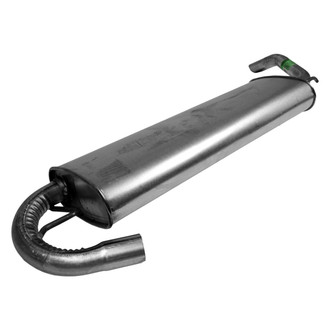 Walker® - Quiet-Flow™ Stainless Steel Oval Aluminized Exhaust Muffler and Pipe Assembly