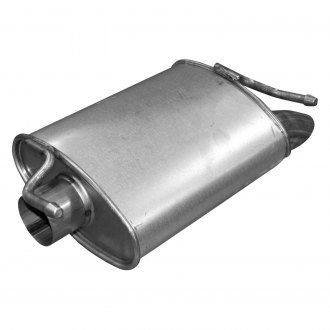 Walker® - Quiet-Flow™ Stainless Steel Oval Aluminized Exhaust Muffler and Pipe Assembly