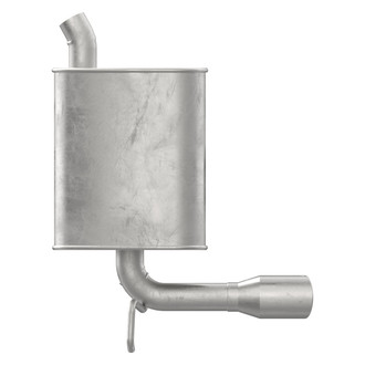 Walker® - Quiet-Flow™ Driver Side Stainless Steel Oval Aluminized Exhaust Muffler and Pipe Assembly