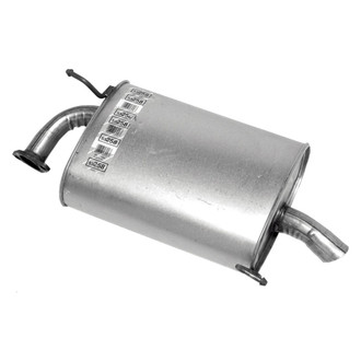 Walker® - Quiet-Flow™ Passenger Side Stainless Steel Oval Aluminized Exhaust Muffler and Pipe Assembly