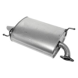 Walker® - Quiet-Flow™ Driver Side Stainless Steel Oval Aluminized Exhaust Muffler and Pipe Assembly