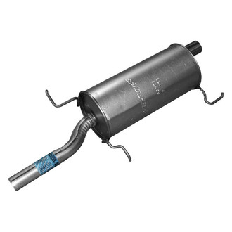 Walker® - Quiet-Flow™ Stainless Steel Round Aluminized Exhaust Muffler and Pipe Assembly