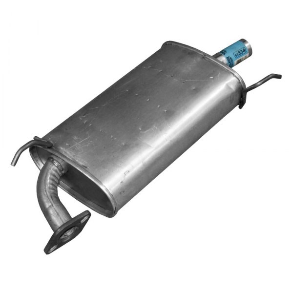 Walker® - Quiet-Flow™ Steel Passenger Side Oval Aluminized Exhaust Muffler and Pipe Assembly