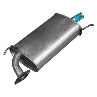 Walker® - Quiet-Flow™ Passenger Side Aluminized Steel Oval Exhaust Muffler and Pipe Assembly