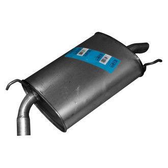 Walker® - Quiet-Flow™ Passenger Side Stainless Steel Oval Aluminized Exhaust Muffler and Pipe Assembly