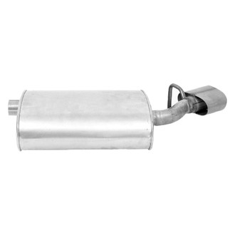 Walker® - Quiet-Flow™ Stainless Steel Driver Side Oval Aluminized Exhaust Muffler and Pipe Assembly