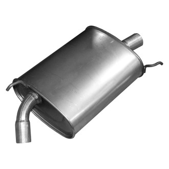 Walker® - Quiet-Flow™ Passenger Side Stainless Steel Oval Aluminized Exhaust Muffler and Pipe Assembly