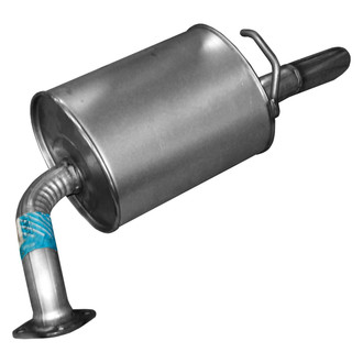 Walker® - Quiet-Flow™ Stainless Steel Passenger Side Oval Aluminized Exhaust Muffler and Pipe Assembly