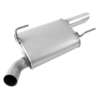Walker® - Quiet-Flow™ Passenger Side Stainless Steel Oval Aluminized Exhaust Muffler and Pipe Assembly